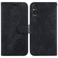 thumbnail image 2 of Compatible with Sony Xperia 1 V Embossed Cute Tiger Flip Folio Wallet Case Card Pocket Holder Cover, 2 of 5