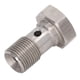 thumbnail image 2 of Accesorios de perno Banjo M12x1.0, rosca métrica, adaptador de extremo de manguera de freno de un solo orificio con arandelas para líneas de embrague de freno, alimentación de aceite Turbo Jadeshay A, 2 of 8