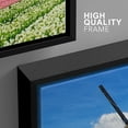 thumbnail image 4 of wall26 - 3 Piece Framed Canvass Wall Art - Vibrant Tulips Field with Dutch Windmills, Netherlands. Beautiful Cloudy Sky - Modern Home Art Stretched and Framed Ready to Hang - 16"x24"x3 Blac, 4 of 5