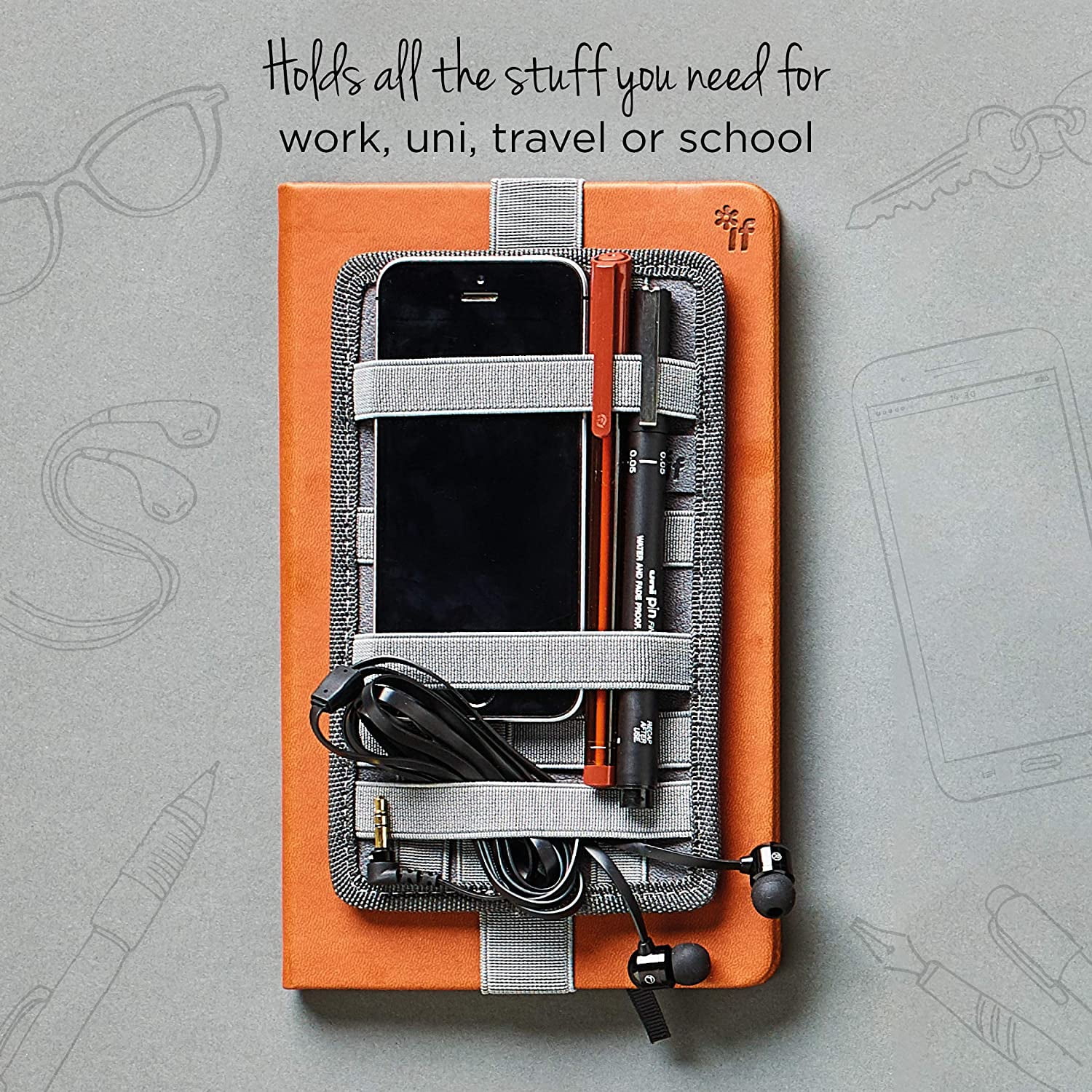 Bookaroo: Bookaroo Notebook Tidy Black (Other)