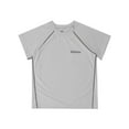 thumbnail image 4 of Sinleey Kids Girls Boys Dry Fit Sports T-Shirts Athletic Shirts Short Sleeve Activewear Tees Tops for Gray 130, 4 of 6
