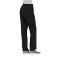 thumbnail image 5 of ELEMENTS BY ALEXANDERS UNIFORMS Women's EL9305 Half Elastic Waistband Four Way Stretch Scrub Pant Black Medium, 5 of 5