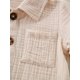 thumbnail image 4 of Bebé Ropa de Verano Traje Recién Nacido Casual Manga Corta Botón Abajo Solapa Camisa Pantalones Cortos Niños Ropa Set Nituyy Conjunto de camisa y pantalón corto de verano para bebés y niños pequeños., 4 of 5