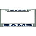 thumbnail image 1 of Los Angeles Rams Laser Chrome License Plate Frame, 1 of 1