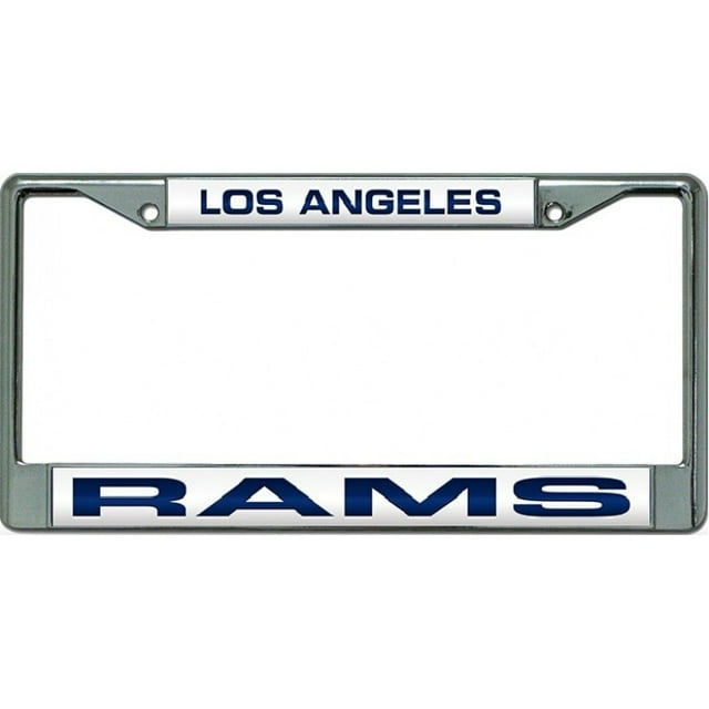 Los Angeles Rams Laser Chrome License Plate Frame