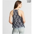 thumbnail image 2 of Aeropostale Womens Printed Braided Tank Top, Blue, Large, 2 of 2