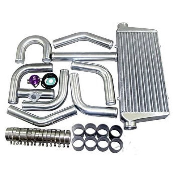 Universal 30.75"x11.75"x3" Intercooler Piping Kit   BOV IMPREZA WRX Sti Civic RX7
