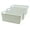 Other, variant on White Rectangular Plastic Shelf Organizer Basket with Handles Set of 3