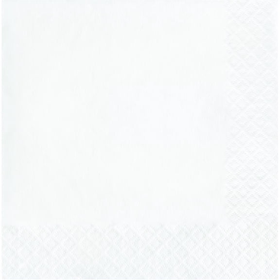 500/Case Bulk White Luncheon Napkins 3 ply