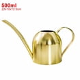 thumbnail image 1 of Regadera De 500Ml/1000Ml, Lata De Agua De Boca Larga, Rociador De Agua De Acero Inoxidable Para Plantas De Flores, Herramientas De Plantación De Jardín Advancent HA022568-00, 1 of 7