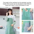 thumbnail image 4 of pitrice Apron PVC Adjustable Sleeveless Apron Waterproof Oil-proof Cooking Bib Kitchen Accessory, Green, 4 of 9