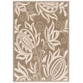 thumbnail image 2 of Safavieh Courtyard Crystal Floral Indoor/Outdoor Area Rug, Brown/Natural, 5'3" x 7'7", 2 of 13