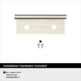 thumbnail image 4 of Amerock Streamline II 1-3/4 inch (44mm) Length Satin Nickel Cabinet Finger Edge Pull, 10 Pack, 4 of 4