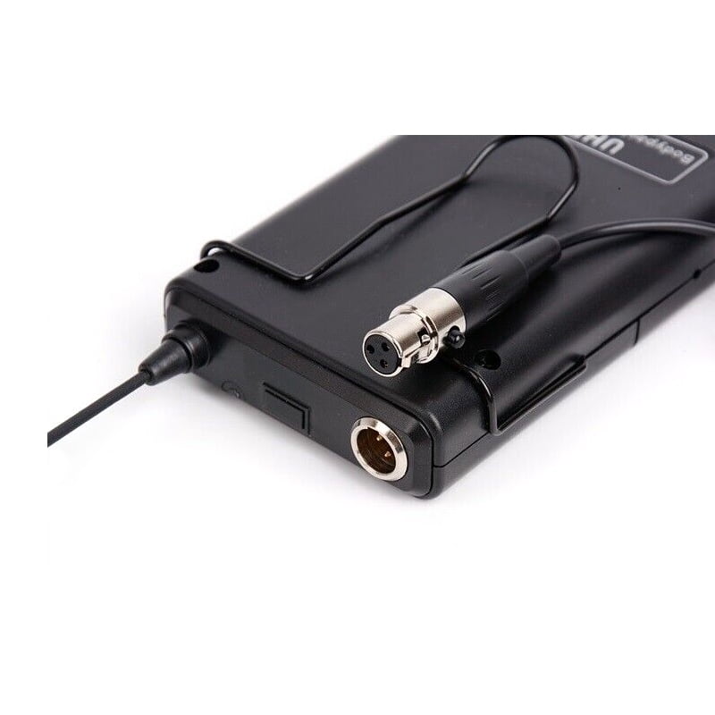 8 Channel UHF Wireless Lavalier Lapel Microphone System for School Stage Theatre