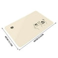 thumbnail image 3 of Ohmyroo 24x16 Inch Diatomite Sink Mat Modern Art Non-Slip Absorbent Rug for Bathroom, 3 of 5