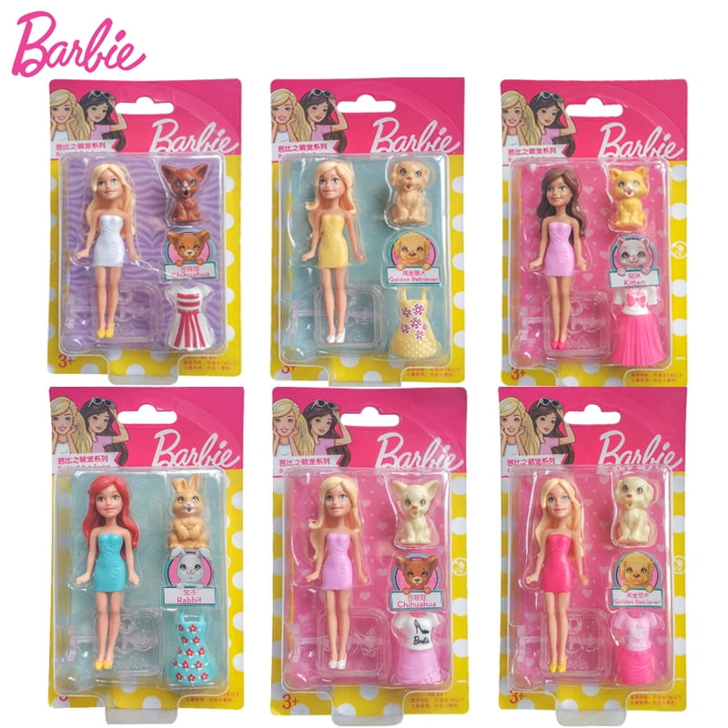 Barbie mini figures discount