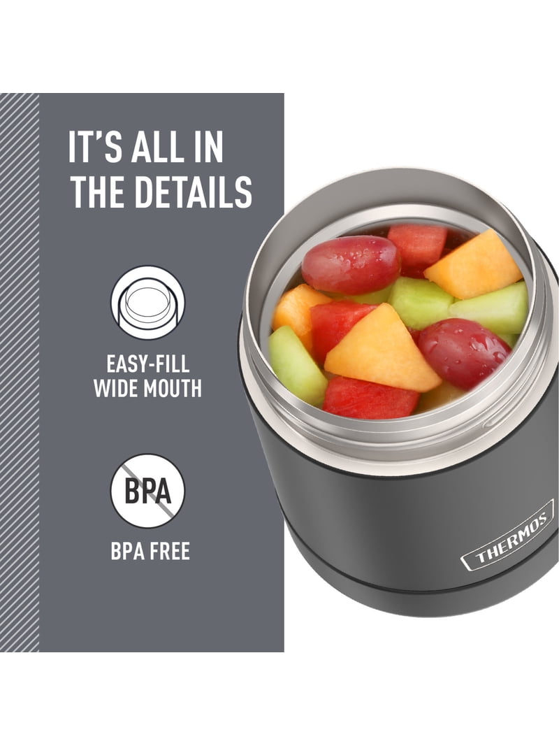 Thermos Stainless Steel Insulated Food Jar with Handle, 10oz