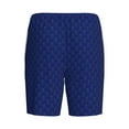 thumbnail image 4 of Yiaed Navy Blue for Men's Soft Sleep Pajama Short Lounging Pajama Shorts-X-Large, 4 of 8