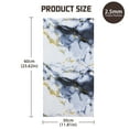 thumbnail image 5 of 20PCS Waterproof Marble Peel and Stick Backsplash Washroom Wall Panels, Peel and Stick Tile, PVC Wall Panels for Kitchen Bathroom Living Room Bedroom Not Real Tile Gray, 5 of 8