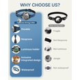 thumbnail image 3 of Waterproof Airtag Cat Collar, Breakaway Cat Airtag Collar with Luminous & Reflective Pattern Strap, Lightweight Kitten Collars for Apple Air tag, Hidden Holder for GPS Tracker - Cats, Kittens (9-13"), 3 of 14