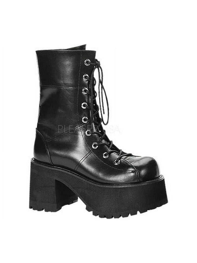 DEMONIAブーツ Pleaser demonia デモニア ショートブーツ 厚底 11.5 cm ヒール