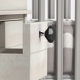 thumbnail image 3 of 10 Pcs 30mm Diamond Shape Crystal Cabinet Pulls, Cupboard Drawer Knob, Kitchen Cabinet Door Wardrobe Handles, Furniture Hardware Handles for Kitchen, Dresser, Cupboard, Bathroom, Wardrobe(Black), 3 of 8