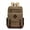 Khaki, variant on Men's Laptop Backpack Wash Canvas Solid Color,Purplish Red