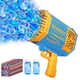 thumbnail image 1 of Ametralladora de burbujas BOMOCO de 69 agujeros con luces para niños mayores de 3 años, 1 of 8