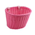 thumbnail image 1 of Lipstore Panier de Vélo avec Sangles Réglables en PU Support de Guidon Accessoire de Vélo Léger Rose, 1 of 8