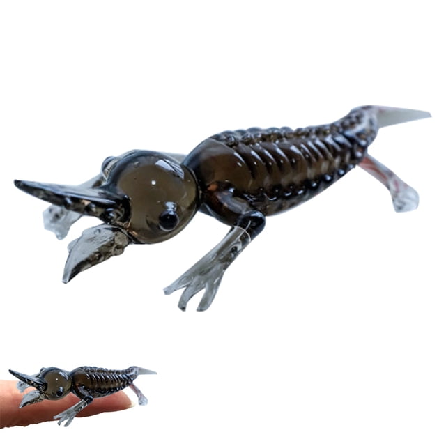 Figuras diminutas de cocodrilo de cristal soplado a mano, animales de arte coleccionables, regalo para decoración del hogar (cocodrilo transparente)