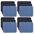 thumbnail image 1 of Hierro En Parches De Mezclilla Para Ropa, Jeans 12 Piezas, 3 Colores (4.9 Pulgadas X 3.7 Pulgadas), 1 of 1