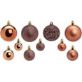 thumbnail image 2 of Christmas Tree Balls Set In 10 Christmas Colors - 100 Christmas Balls Copper Made Of Plastic -Bronze- Christmas Tree Decorations & Christmas Tree Decorations, 2 of 4