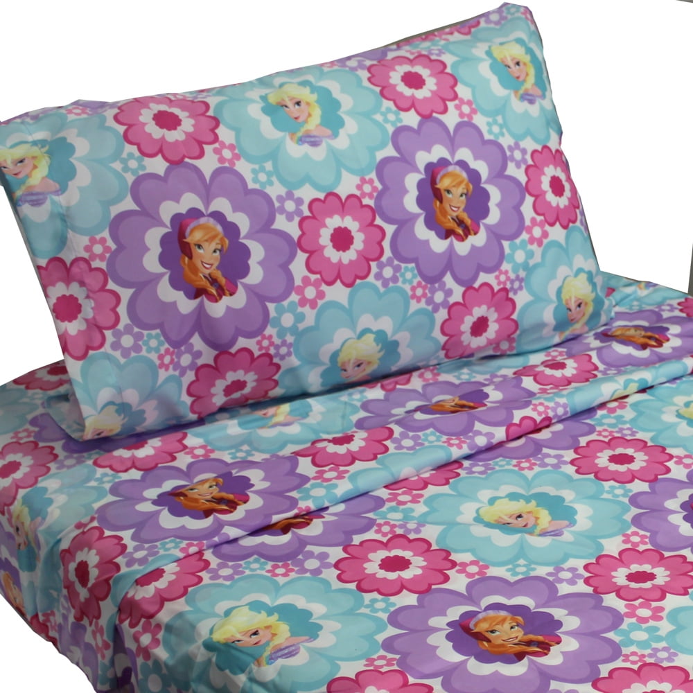 10 Disney Frozen Twin Bed Sheet Sets Elsa and Anna Floral Bedding