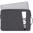 thumbnail image 3 of wqlpp-13.3 14 Inch Laptop Sleeve for 13 Inch MacBook Air 14 Inch MacBook Pro, 13 13.5 14 Inch Notebook Ultrabook Chromebook Computer Tablet iPad Shockproof Protective Bag Case with Handle, Dark Gray, 3 of 4