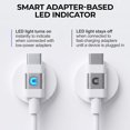 thumbnail image 3 of Cable USB‑C MAGNICPRO 1,8 m 100 W con Dock Magnético Azul, 3 of 9