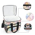 thumbnail image 6 of FORMRS Insulated Cooler Bag 24 Cans Capacity Soft Leakproof Lunch Box with Side Pockets, Colorful Geometric, 6 of 7