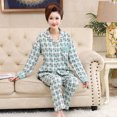 thumbnail image 1 of REDHOTYPE Pyjama de Mère Femmes Printemps et Automne Manches Longues Grande Taille Nouvelle Mode Floral Coton Homewear Set, 1 of 2