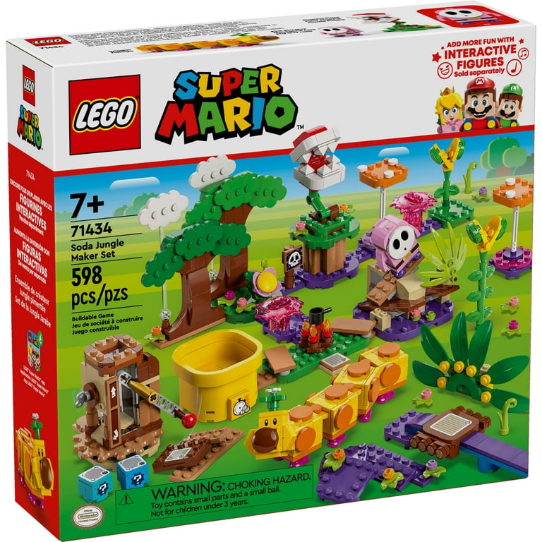 LEGO Super Mario Soda Jungle Maker, Mario Playset, Buildable