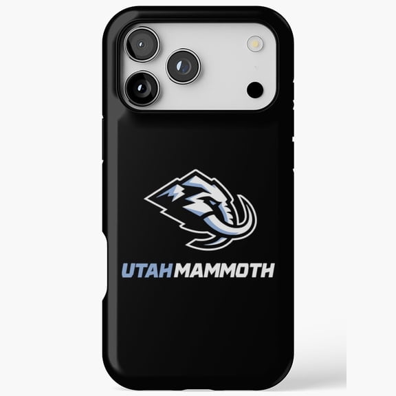 Utah Mammoth Hockey Logo Wall Puck Sport Team Fan Ice Skate A951 Protective Case for iPhone 17 16 15 14 13 12 11 Pro Max