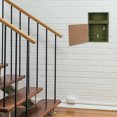 thumbnail image 4 of WRISTBIQUE 1Pc Wall Key Locker Storage Box in Green Wooden Design for Home and Restaurant Use, 4 of 6