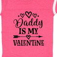 thumbnail image 4 of Inktastic Daddy Is My Valentine Holiday Girls Baby Bodysuit, 4 of 5