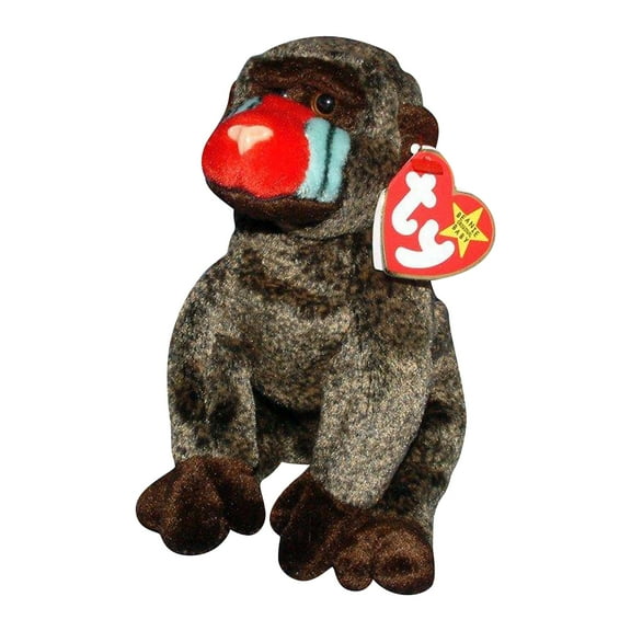 Ty Beanie Baby: Cheeks the Baboon | Stuffed Animal | MWMT