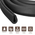 thumbnail image 6 of REGALWOVEN Rubber U Channel Trim, Guard Seal Strip Edge Protector Flat Type 9/32"x 25/64"x 9.8ft, 6 of 6