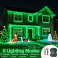thumbnail image 2 of Cadena de luces VTECHOLOGY, 10 m, 100 LED, batería verde IP65, 2 of 8