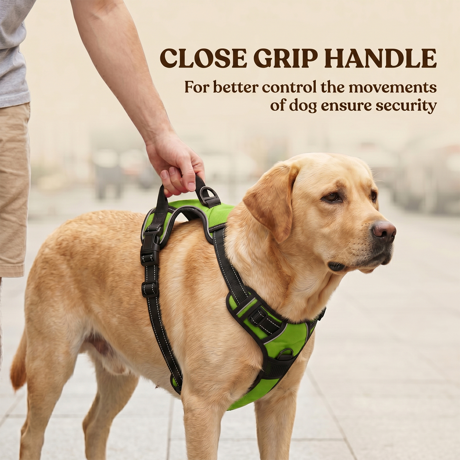 BUVUB No-Pull Dog Harness with Reflective Strips photo 3