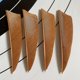 thumbnail image 5 of 50 Uds 3 "escudo cortado Fletching plumas de flechas plumas de pavo tiro con arco flecha accesorios Fletches plumas Real Nutral 3 pulgadas, 5 of 5
