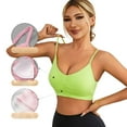 thumbnail image 3 of Women's Spaghetti Strap Support Bralettes No Underwire Workout Yoga Bras Wireless Seamless Comfortable Sports Lingeries, 3 of 3