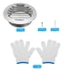 thumbnail image 3 of Rejillas de ventilación redondas Uxcell de 6", cubierta de rejilla de acero inoxidable para salida de aire en cocina y baño, 3 of 6