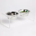 thumbnail image 4 of Acrylic Double Feeder - Clear - S, 4 of 8