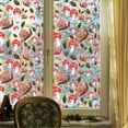thumbnail image 4 of Matoen Dazzling Glass Stickers PVC Double-sided Colorful Plants And Flowers Removable Window Stickers, 4 of 9